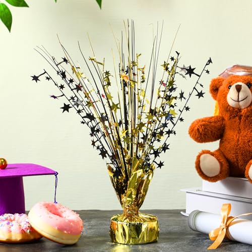Crowye 6 Pcs Metallic Foil Spray Centerpiece Party Star Fall Table Decoration Valentine's Day New Year 2026 Table Decor fo...