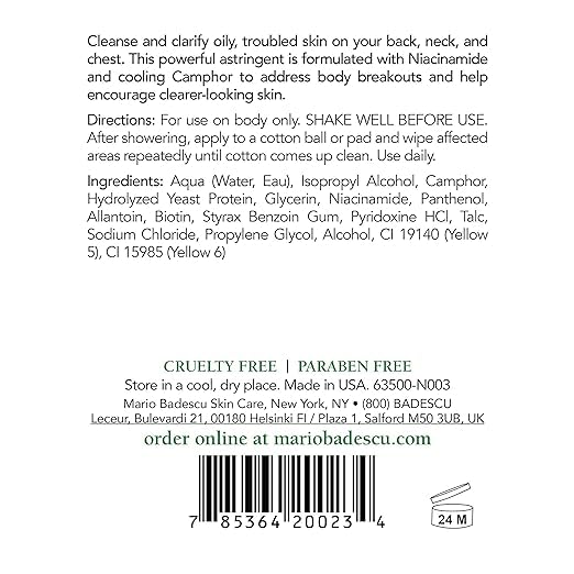 Mario Badescu Body Breakout Kit for Chest, Back and Shoulders, Includes A.H.A. Botanical Soap and Special Cleansing Lotion O Bod