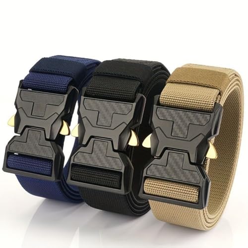 Tactical Belt – Heavy-Duty & Quick Release – Military, Work, Rigger, Duty & Utility Belt for Men