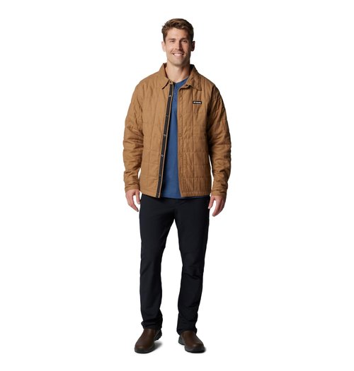 Columbia Men's Landroamer Quilted Shirt Jacket, Delta, X-Small