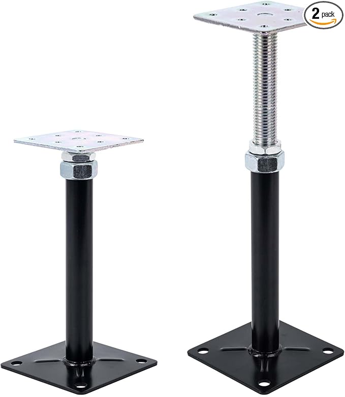 2-Pack Lift Supports,Adjust Supports,Level Supports,Floor Jacks,Floor Straightener,Adjustable House Jack for The Floor,Post 8" to 12"
