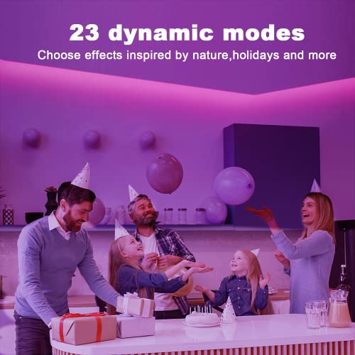 dalattin Led Lights for Bedroom 200ft, Smart Led Strip Lights with App Control Remote, RGB LED Light Strips, 24V Led Strip...
