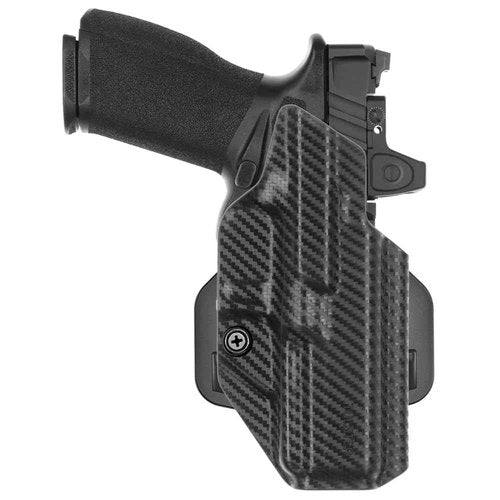 Tulster OWB Range+ Kydex Paddle Holster in Right Hand fits: Springfield Armory Echelon | Optic Cut Outside The Waistband Open Carry