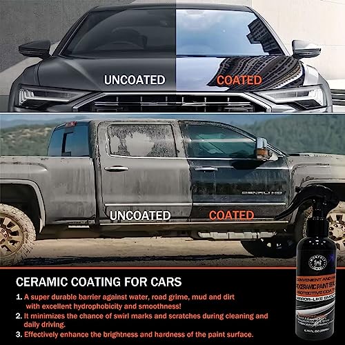 Wontolf Heavy Duty Car Clay Bar Auto Detailing Clay Luber Synthetic Lubricant Kit - Ceramic Coating Spray Ceramic Coating ...