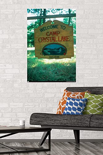 Friday The 13th - Welcome To Camp Crystal Lake Wall Poster, 34L" x 22.4W", Premium Unframed Version