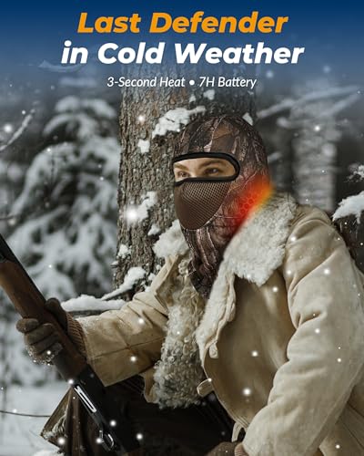 Men Women Heated Balaclava Gear Fishing Hunting Ice Pesca Motorcycle Snowboarding Motocross Motos Climbing Ski Hiking Biki...