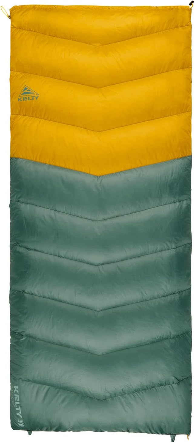 Kelty Galactic Down 30 Degree Sleeping Bag, 550 Fill Power RDS Trackable Down, Backpacking and Camping, Zip Together for 2...