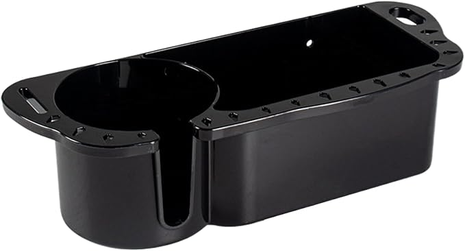 Marine Cup Organizer – Boat Storage System, Black Tackle Holder Accessory, Abs Kayak Storage Unit | Saltwater Angler Setu...