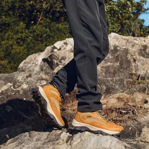 CC-Los Men's Hiking Boots Waterproof Casual Chukka Boots for Men
