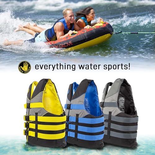 Body Glove Unisex Life Jacket for Adults, USCG and Transport Canada Approved Life Vest, Type III PFD, Lightweight, Great f...