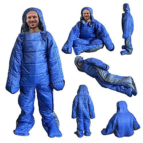 Gaorui Humanoid Outdoor Camping Winter Indoor Portable Ultralight Warm Adult Windproof Sleeping Bag