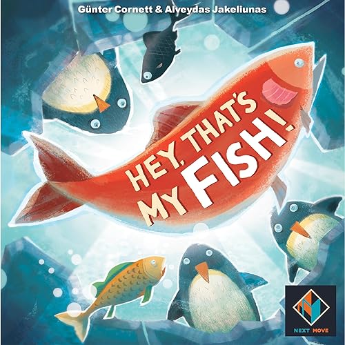 Hey, That's My Fish! Board Game - A Strategic Penguin Fishing Adventure Game, Fun Family Game for Kids and Adults, Ages ...