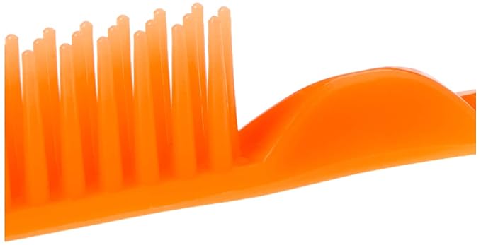 3 Row Styling Comb For Detangling, Defining And Separating Curls (Orange)