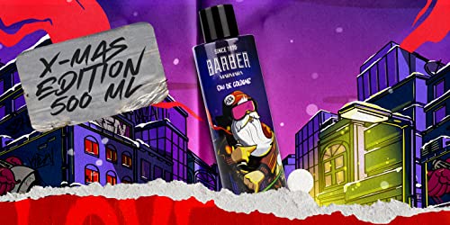 Marmara Barber Cologne - Best Choice of Modern Barbers and Traditional Shaving Fans Limited Edition Glass Bottle in Gift Box (500 ml, X-MAS)