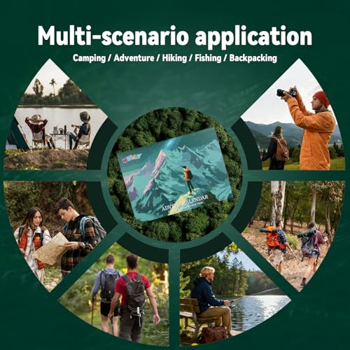 2025 Advent Calendar Survival Kit for Men, 24 Days Christmas Countdown with Outdoor Tools, Xmas Holiday Surprise Gifts for...
