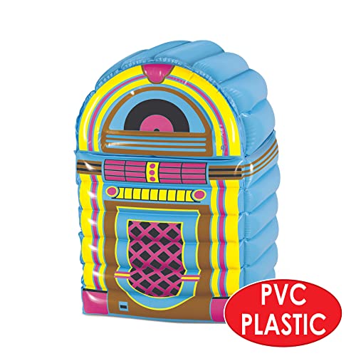 Beistle Inflatable Cooler – 50's & 80's Party Decorations, Drink Containers, Beverage Cooler, Music Themed Decorations: De...