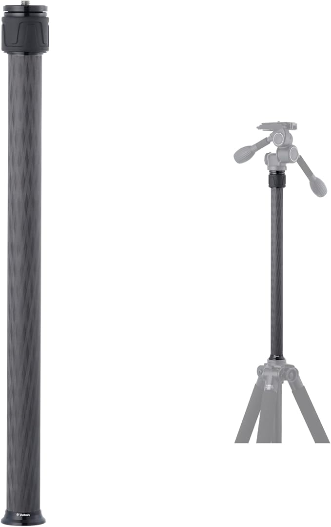 Velbon 0017915501744 Carbon Extension Pole 900AZ Tripod Extension 35.4 inches (90 cm) Extension Rod, 2-Tier Telescopic, El...