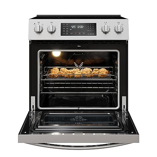Kenmore Front Control Electric Range Oven with 5 Cooktop Elements with 7 Cooking Power Options, True Convection, Steam and...