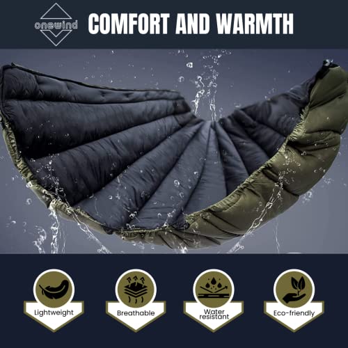 onewind Camping Sleeping Bag and Hammock Underquilt, Quilt Combo for Hammock Camping Hiking Backpacking
