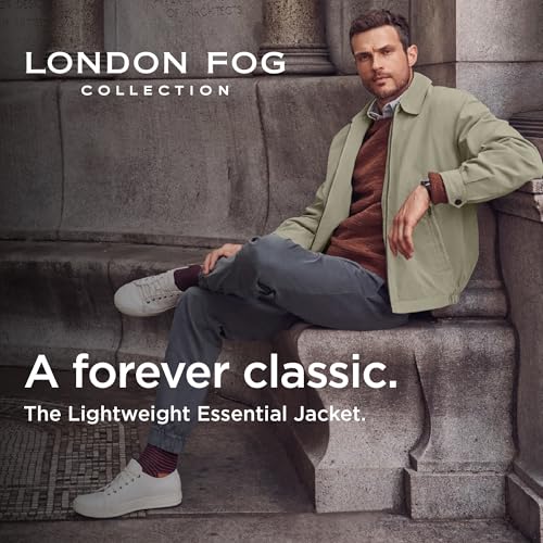 London Fog Men's Auburn Zip-Front Golf Jacket (Regular & Big-Tall Sizes)