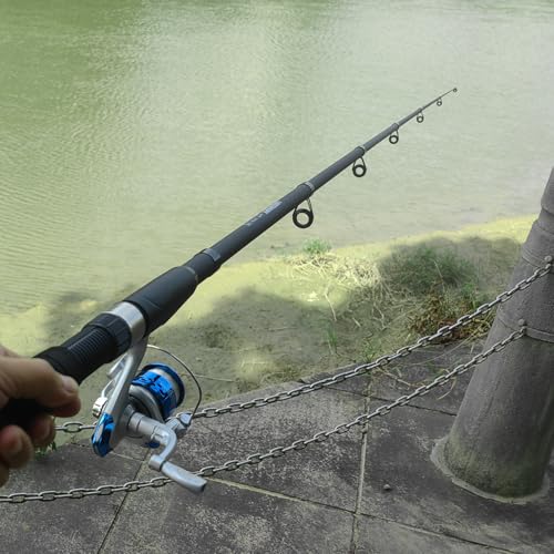 Fishing Pole Set, 2PACK Fishing Rod Combo with Telescopic Fishing Pole Spinning Reels Fishing Lures Fishing Pliers and Tra...
