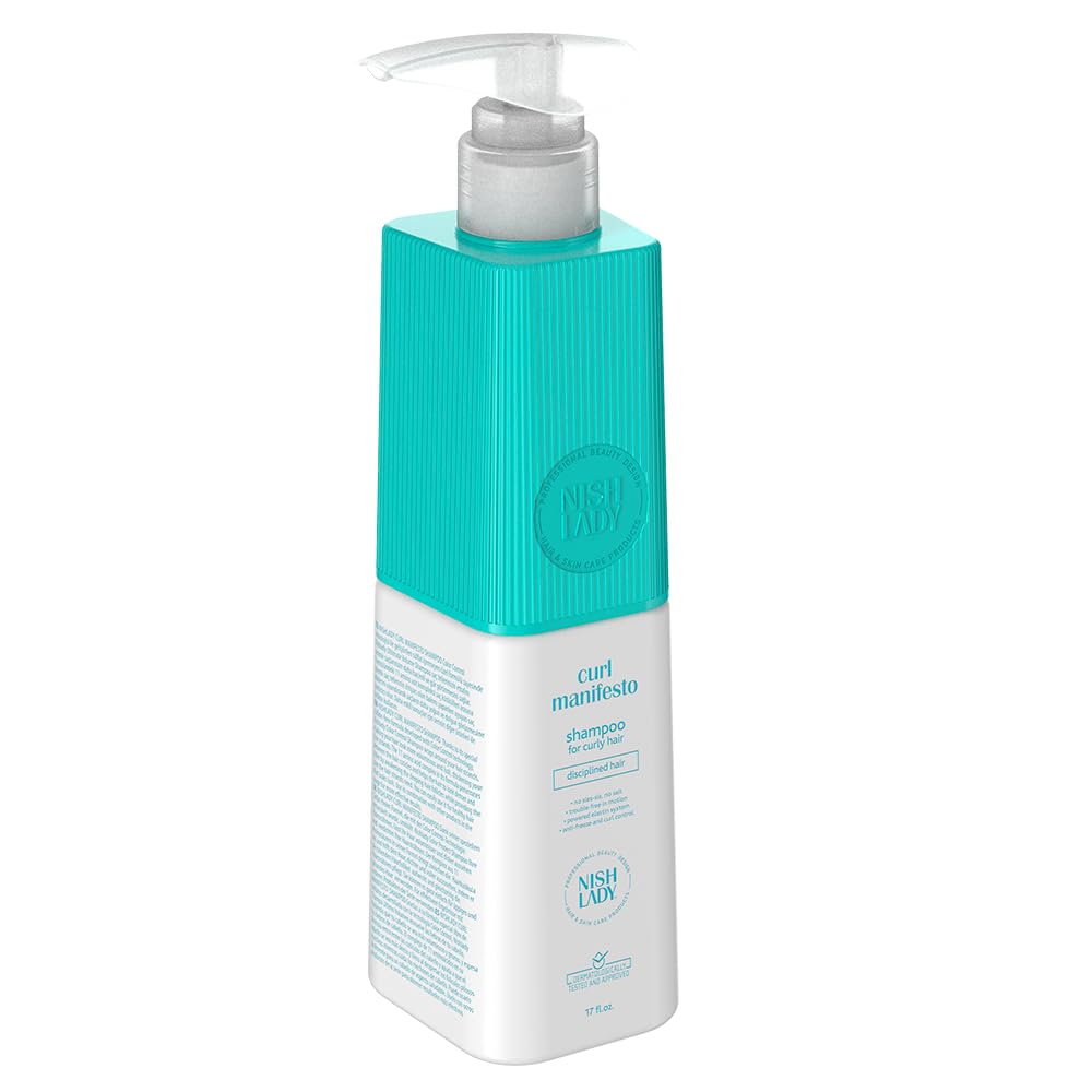 Nishlady Curl Manifesto Clarifying Shampoo for Curly Hair (Shampoo 17 Fl Oz (Pack of 1))
