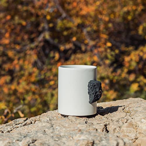 YY Vertical Climbing Mug Evo, Pinch Mug for Rock Climbers and Boulderers, Indoor Bouldering Grip Cup, Unique Gift, Black