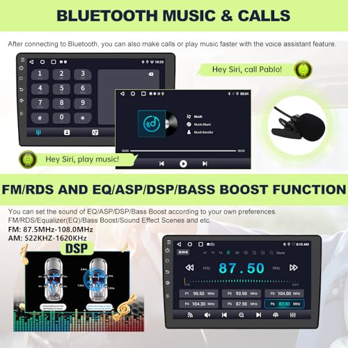Pyniro 2G+64G Car Radio Stereo for Toyota Sienna 2011-2014 9 Inch Android 13 Head Unit Touchscreen with CarPlay Android Au...