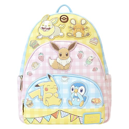 Loungefly Pok?mon Cafe Tripple Pocket Backpack