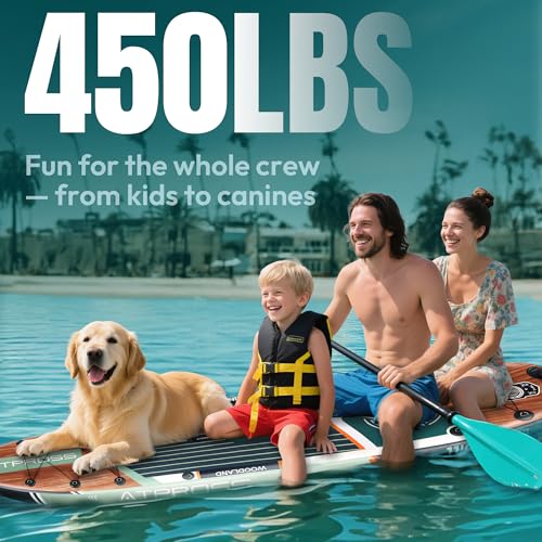 11'6"x35" Inflatable Stand Up Paddle Board 450LBS Weight Capacity Extra Wide Non-Slip Stable Deck Adult SUP,Premium Access...