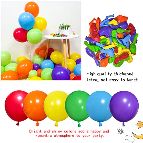 KAWKALSH Rainbow Balloon Arch Kit 111Pcs 18 12 5 Inch Latex Colorful Party Balloons Garland for Birthday Baby Shower Weddi...