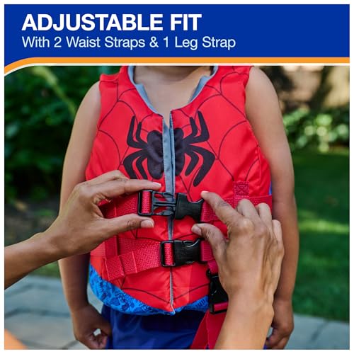 SwimWays Marvel Swim Trainer Life Jacket, US Coast Guard Approved Life Vest Kids Swim Vest, Pool Floats & Life Jackets for...