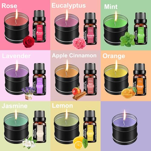 Complete Candle Making Kit With Wax Melter, Candle Making Supplies, DIY Arts&Crafts Kits Gift For Adults,Beginners,Includi...