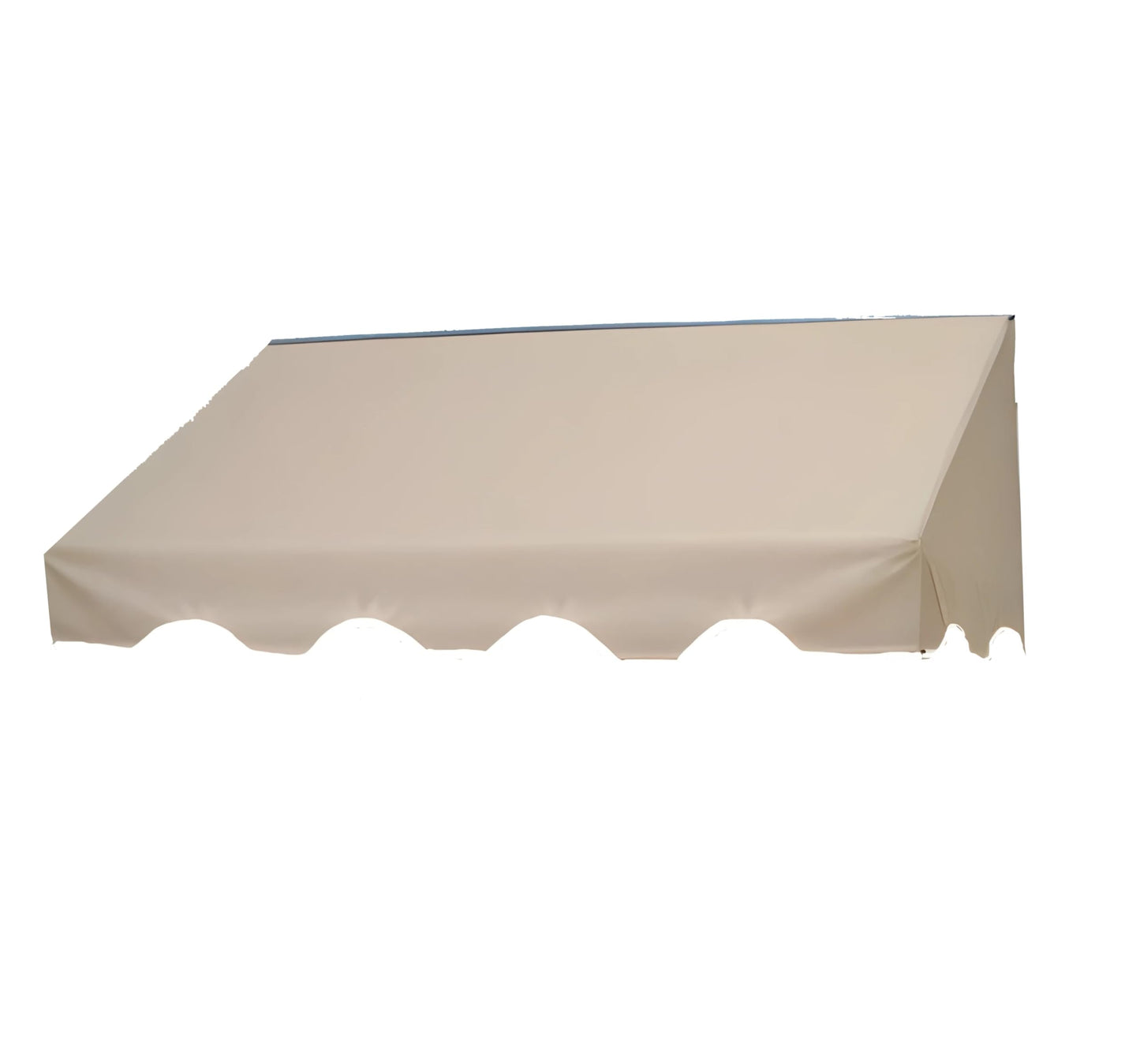 Easyawn Door and Window Sunbrella Canvas Awning / 5 Colors + 3 Sizes/Classic Awning / (Linen 4 feet Wide)