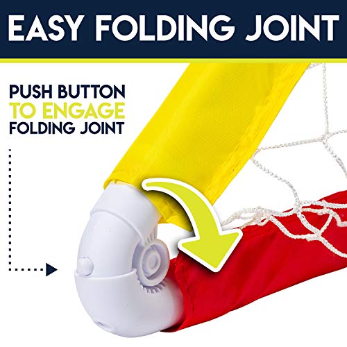 Franklin Sports Kids Soccer Goal with Ball & Pump - 24 X 16