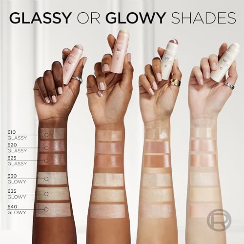 L'Oreal Paris True Match Lumi Le Glass Highlighter Stick, Reflective, Translucent, Glassy Highlighter for Face and Body, 6...
