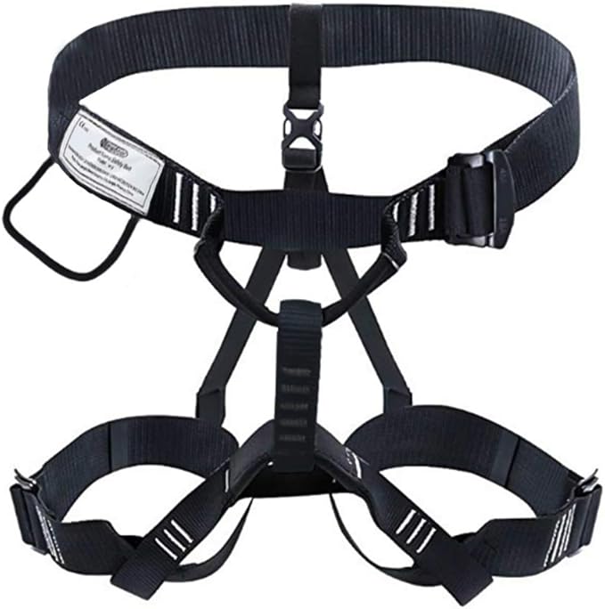 NewDoar Climbing Harness, Mountaineering Rock Climbing Harness, Half Body Harness for Rappelling Fire Rescuing Tree Climbing