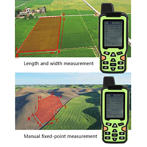 Handheld GPS Land Area Meter Surveying Equipment with Navigation Track for Forest Farmland Fish Pond Lake and Parking Dist...
