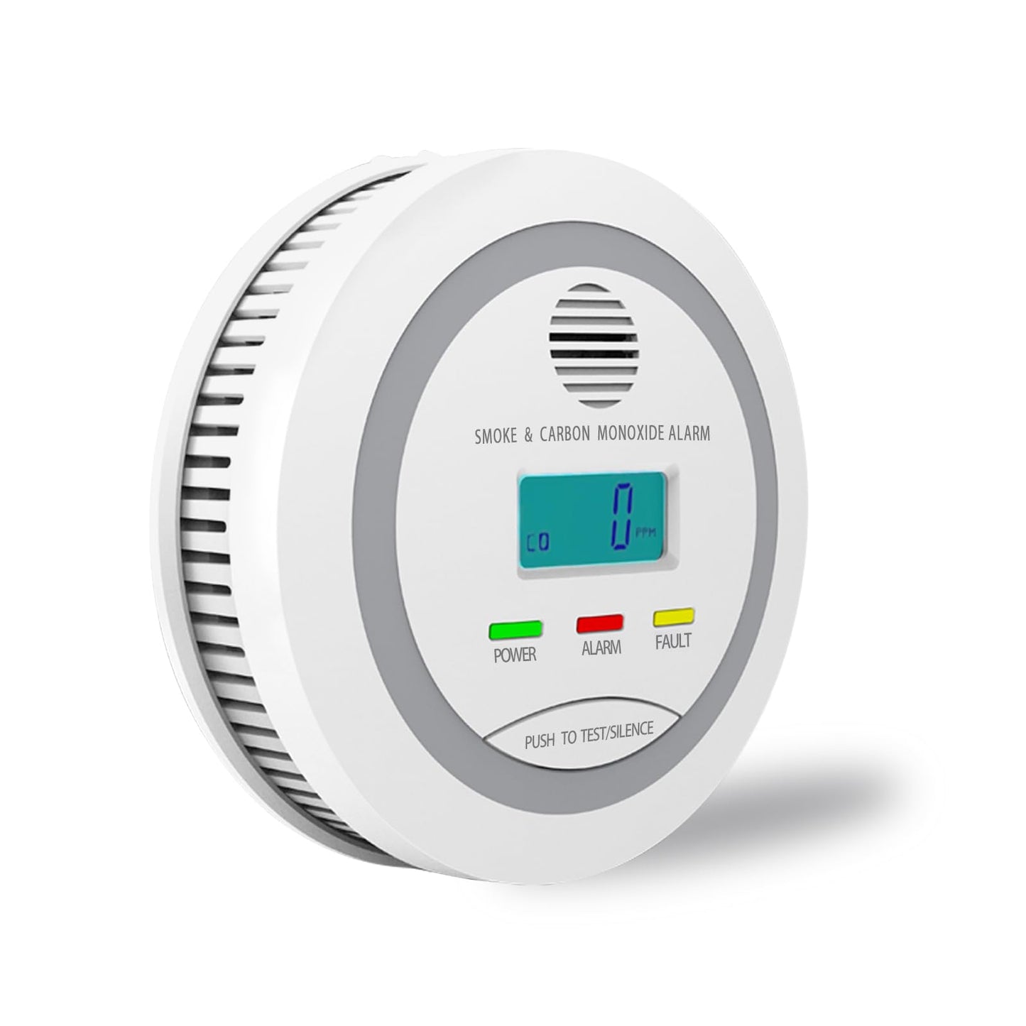 Virtue Sensor Smoke & Carbon Monoxide Detector, 2-in-1 CO Detector Alarm for Home Garage RV with LCD Display Safety Alarm System Audible and Visual Alert