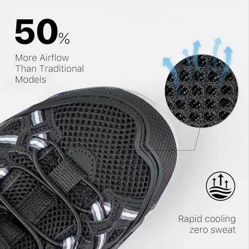 Men's Quick-Dry Water Shoes for Hiking Fishing Lightweight Water Sneakers with Non-Slip Sole Drainage Holes Breathable Mes...