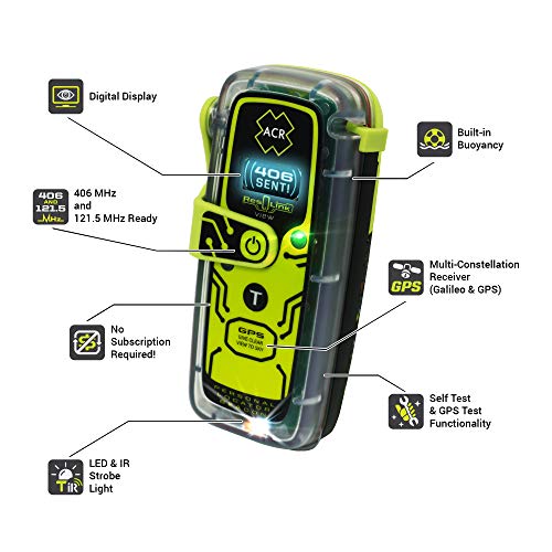 ACR ResQLink View - Buoyant Personal Locator Beacon with GPS for Hiking, Boating and All Outdoor Adventures (Model PLB 42...