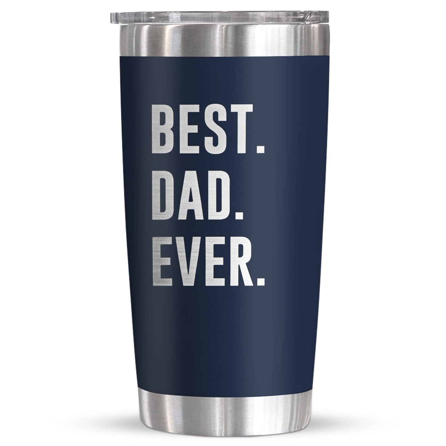 TEEZWONDER Gifts for Dad from Daughter Son - 20 oz Stainless Steel Insulated Coffee Tumbler with Lid - Birthday Gifts for Dad Who Wants Nothing, Mens Birthday Gift Ideas