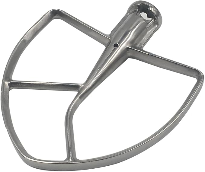 Stainless Steel Stand Mixer Attachments 3-Piece for KitchenAid 7 Qt Tilt Head Stand Mixer. Includes 20 Wire Whisk, Flat Beater, Dough Hook for KitchenAid 7 Qt Mixer Bowl (2.42, Pounds)