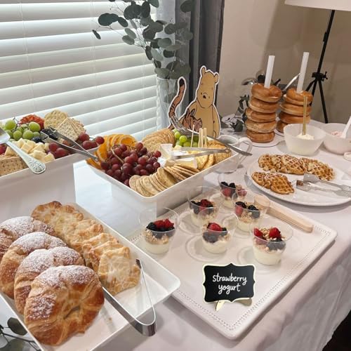 12pcs Mini Chalkboard Signs with Stand,Food Labels for Party Buffet, Food Tag/Name Card for Wedding Table, Name Tag Drink ...