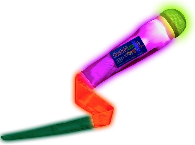 Foxtail LED - Outdoor Throw and Catch Light Up Game - Foam Ball & Tail Glow at Night - Play in The Dark - Fun Gift Idea fo...