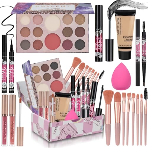 Makeup Kit for Women Teen Girls Full Kit Makeup Sets for Teens Eyeshadow Makeup Gift Set fo Women Teenagers Christmas Make...