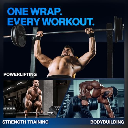 Modvel Adjustable Wrist Wraps for Gym & Lifting ? Thick, Breathable Support Straps for Wrist Stability, Comfort & Grip ? Ideal for Weight Training, CrossFit & Gym Workouts ? Lavender (2-Pack)