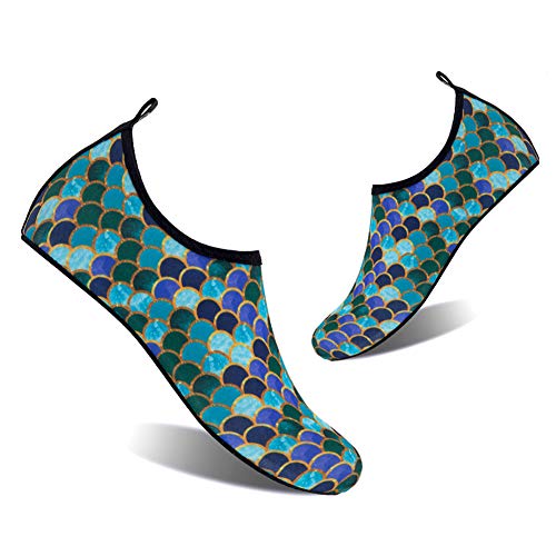 YALOX Water Shoes Women's Men's Outdoor Beach Swimming Aqua Socks Quick-Dry Barefoot Shoes Surfing Yoga Pool Exercise