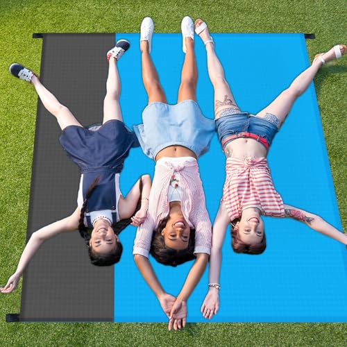 Gabrella Beach Mat Picnic Blanket Outdoor, Beach Blanket Sandproof for 1-4 Adults, Lightweight Durable Beach Mat for Trave...
