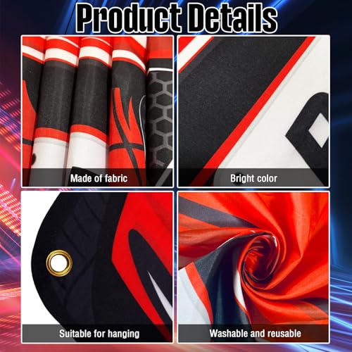 Racing Car Birthday Party Decorations Race Car Themed Photo Booth Props Racing Fabric Party Photography Backdrop Banner fo...